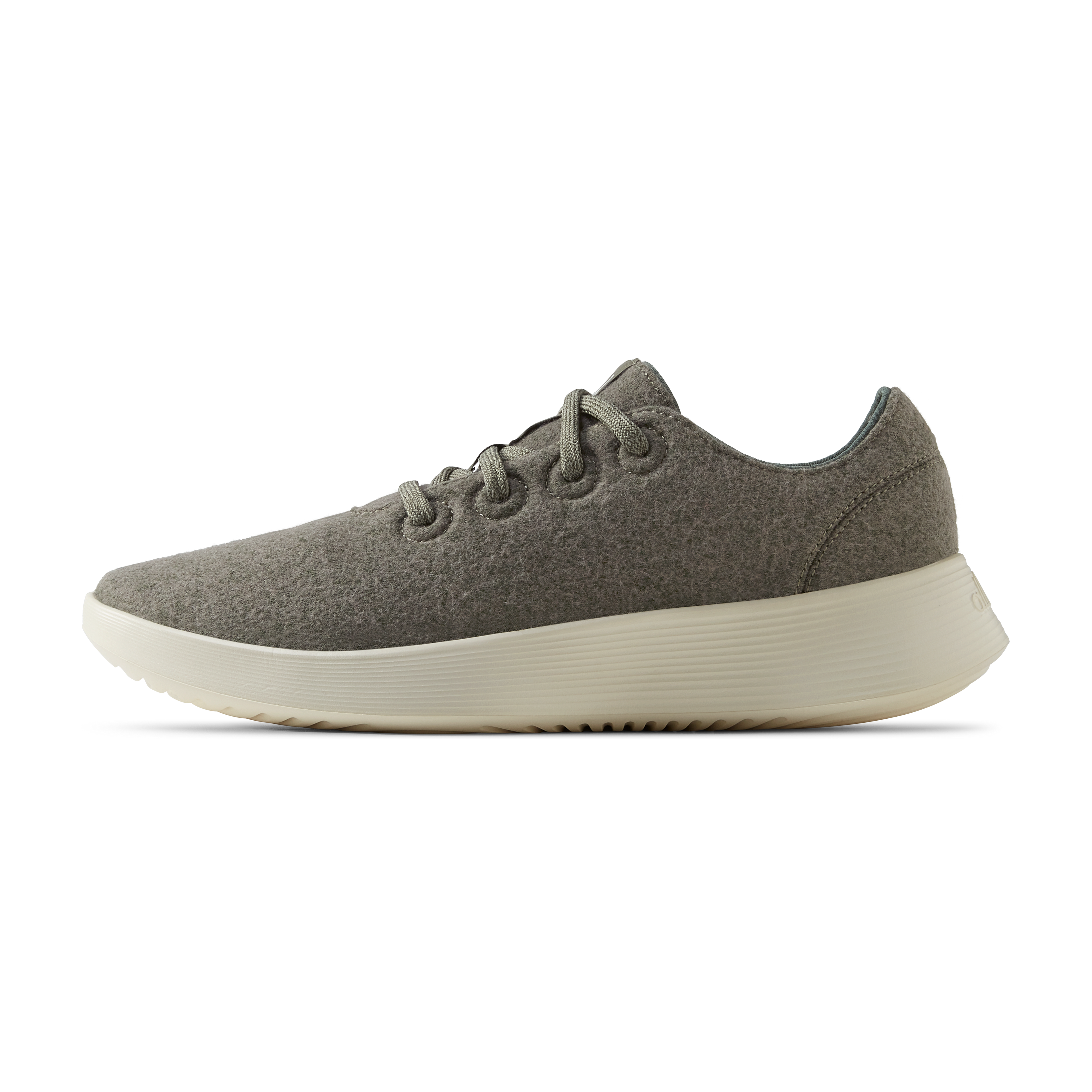 Men's Wool Runner Go - Rugged Green (Stony Cream Sole)