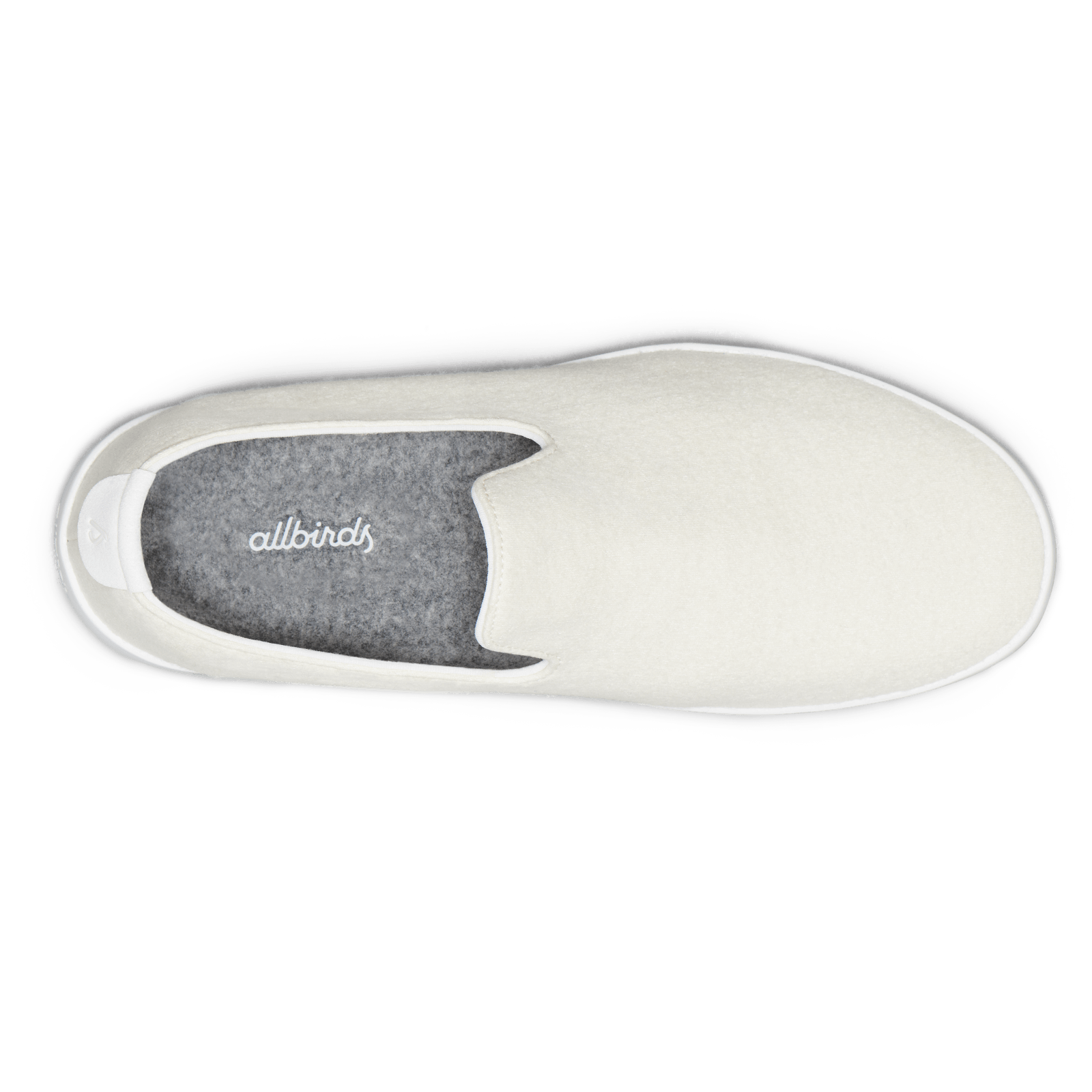 Men's Wool Lounger - Natural White (White Sole)